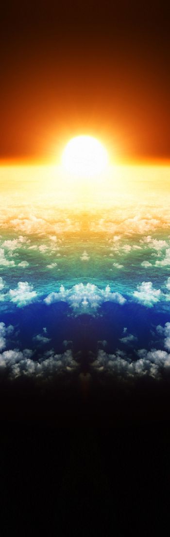 249321-神秘变幻星空太空云海对称印花长巾