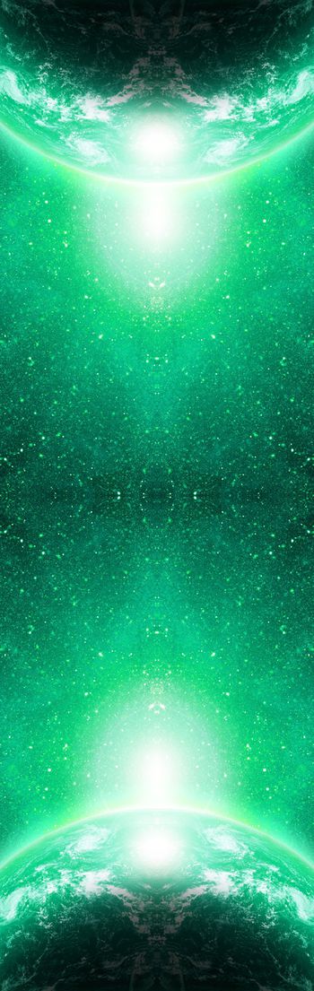 249323-WT080神秘变幻星空太空对称印花