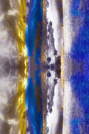 写实 风景 水彩 长巾 丝巾 印花华亿平台图片