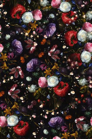 油画 花卉 花朵 鲜花 服装 数码 立体 层次印花华亿平台图片