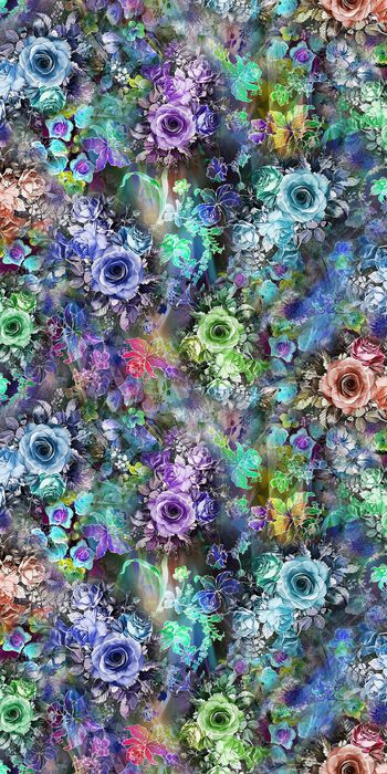 249484-数码流行炫彩底纹时尚大花朵线条花