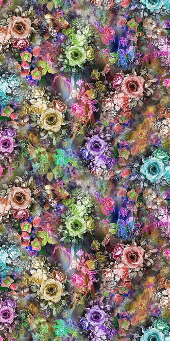 249486-数码流行炫彩底纹时尚大花朵线条花