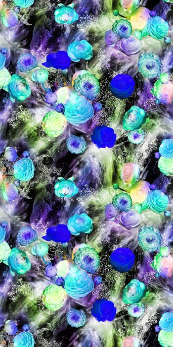 249604-数码服装花多彩底纹线条花大花朵