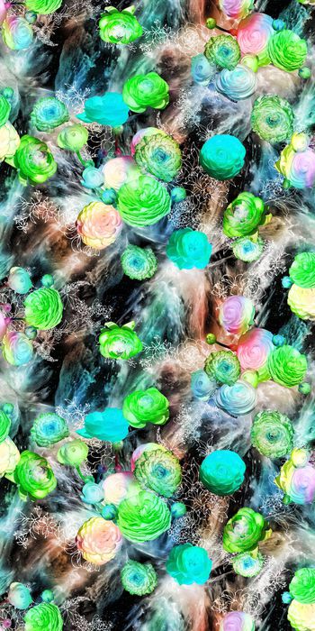 249605-数码服装花多彩底纹线条花大花朵