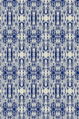 民族风 复古 部落风 蜡染 印花 人物 对称 印花华亿平台图片