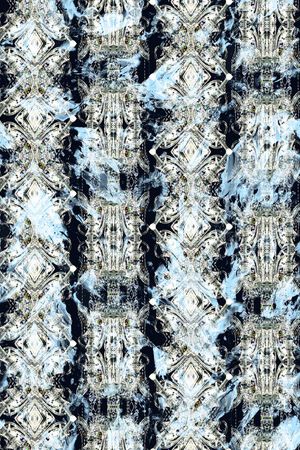 宝石 对称 几何 民族风 复古 尊贵 印花华亿平台图片