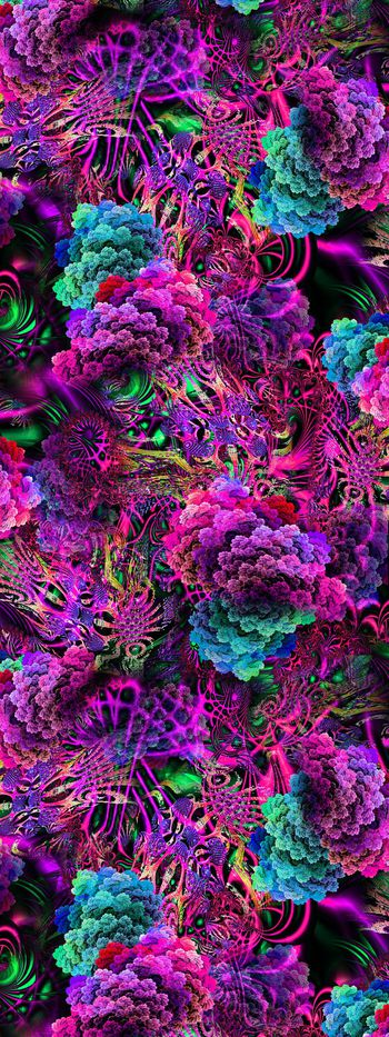 249739-数码 服装花 炫彩旋转花几何