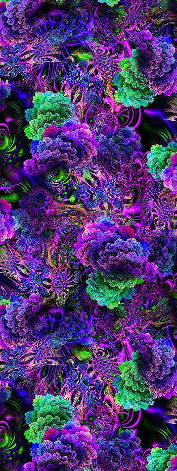 249740-数码 服装花 炫彩旋转花几何