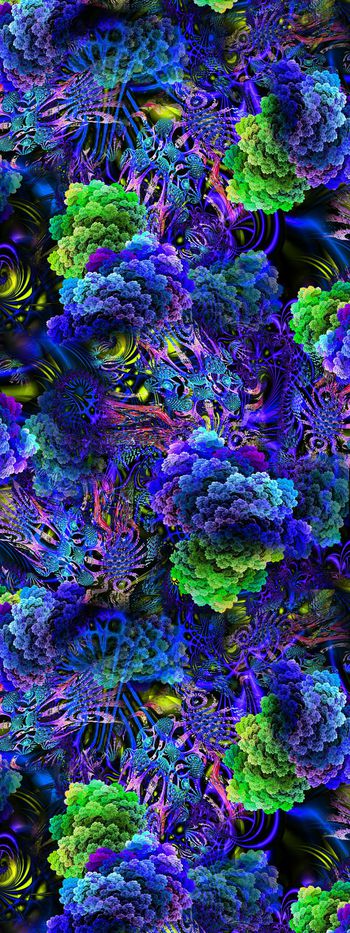 249741-数码 服装花 炫彩旋转花几何