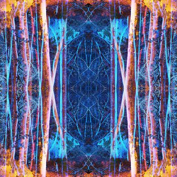 249814-WT089神秘抽象条子几何方巾