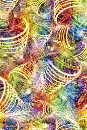 抽象 肌理 光线 轻盈 科技 绚丽印花华亿平台图片