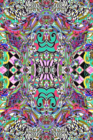 抽象印花华亿平台图片