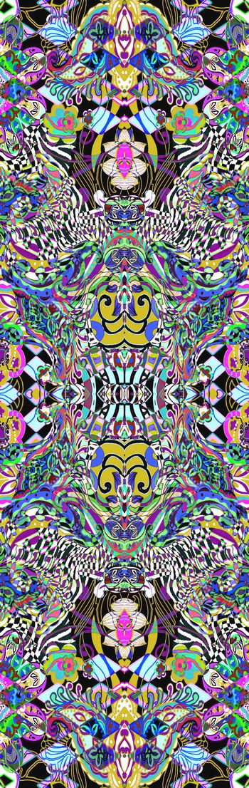 250007-对称定位民族部落风