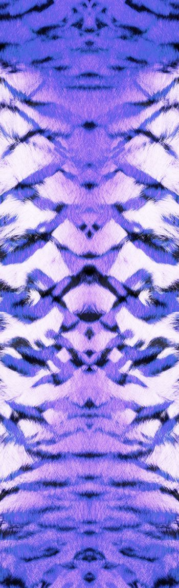 250346-虎皮虎纹对称仿毛长巾