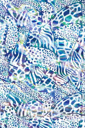 抽象印花华亿平台图片