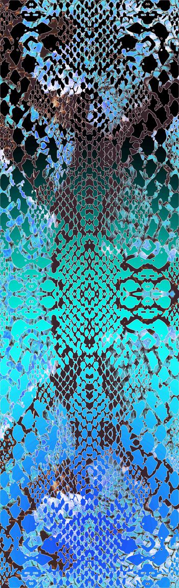 250363-渐变豹纹虎纹动物纹抽象长巾