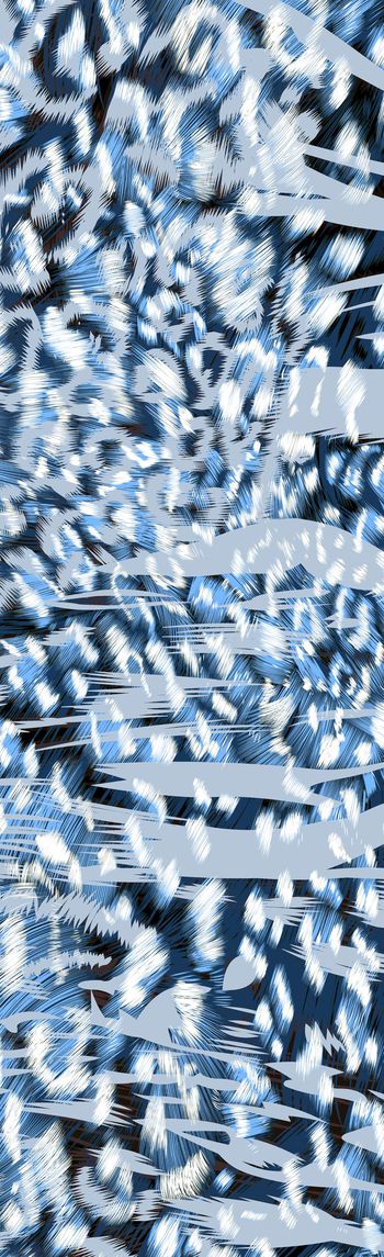 250500-笔触豹纹动物纹水彩循环印花华亿平台