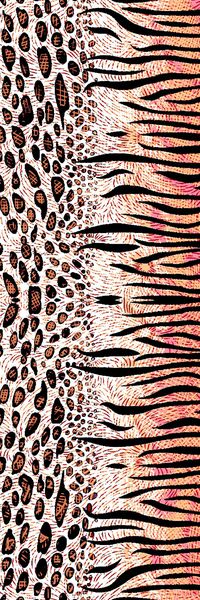 豹纹印花华亿平台图片