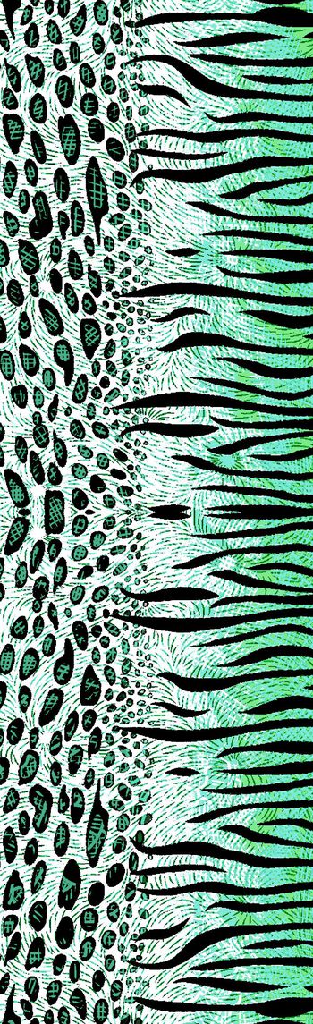 250503-笔触豹纹动物纹印花长巾