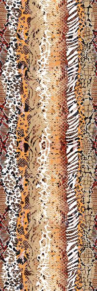 动物纹印花华亿平台图片