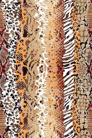 动物纹印花华亿平台图片