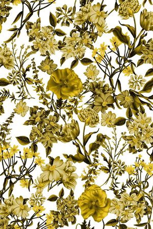 田园风印花华亿平台图片