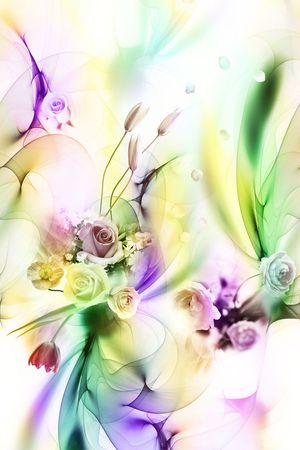 定位 花卉印花华亿平台图片