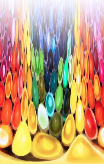 251264-定位七彩圆点