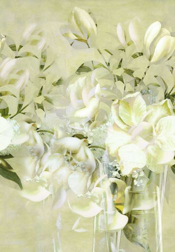 251345-WT108抽象油画花笔触花卉华亿平台印