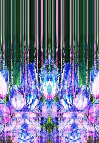 251350-暗夜花卉定位印花花卉