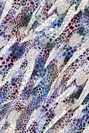 动物纹印花华亿平台图片