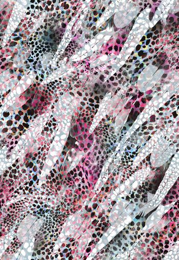 251370-动物纹羽毛豹纹组合