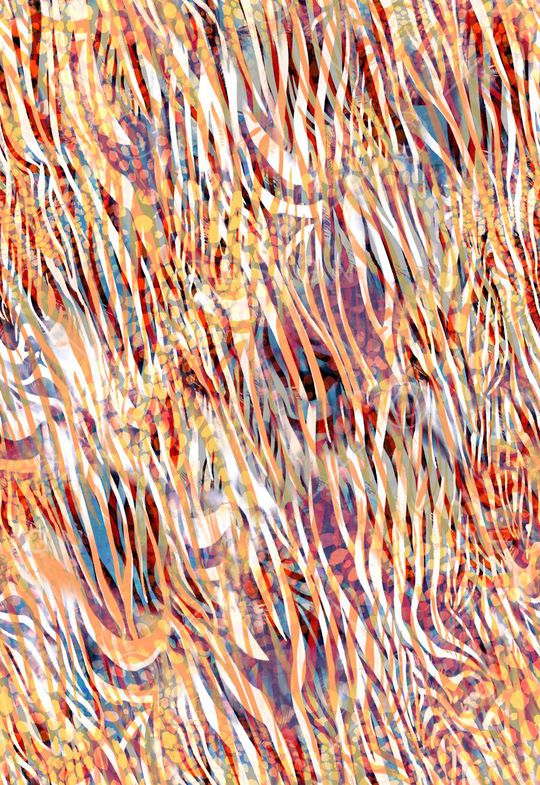 动物纹印花华亿平台图片