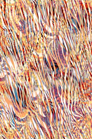 动物纹印花华亿平台图片