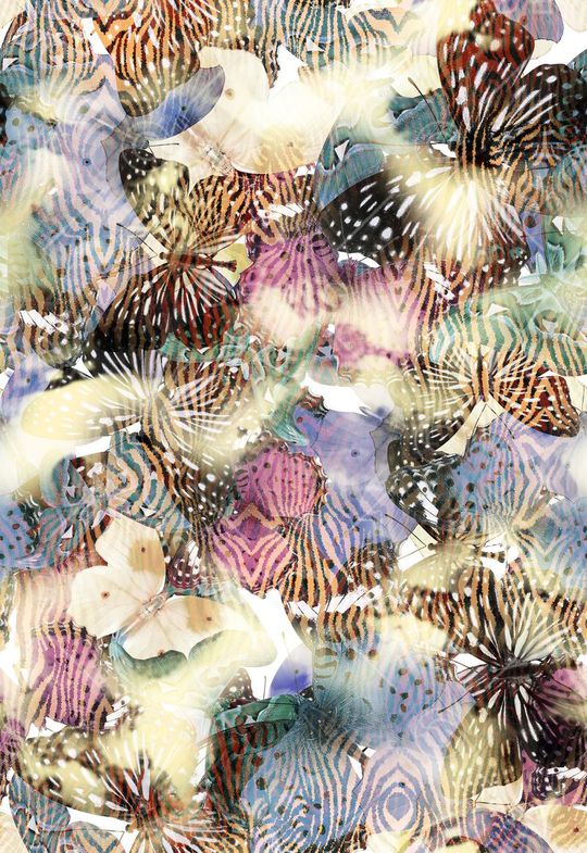 动物纹印花华亿平台图片