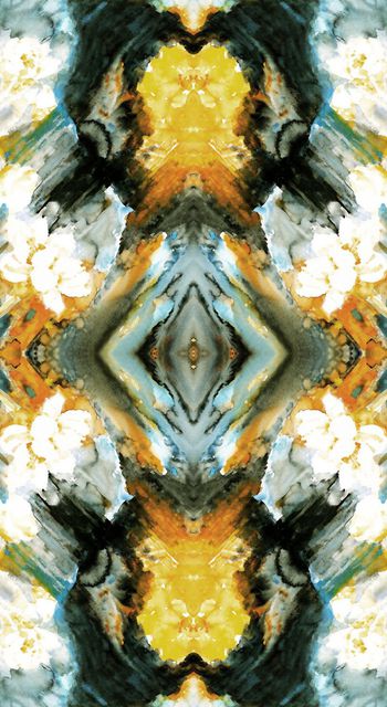 251385-对称抽象水墨水彩效果