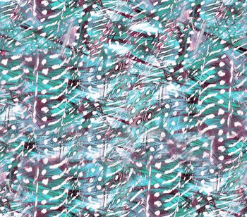 251398-彩色羽毛满布散点印花华亿平台