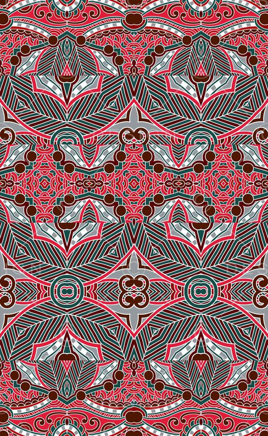 传统 抽象 民族 图腾印花华亿平台图片