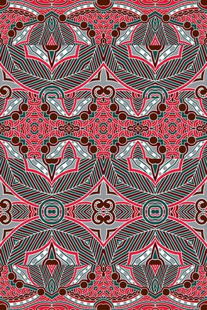 传统 抽象 民族 图腾印花华亿平台图片