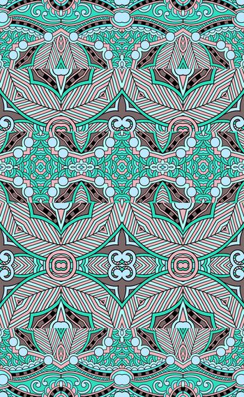 251407-民族风抽象图腾华亿平台花样