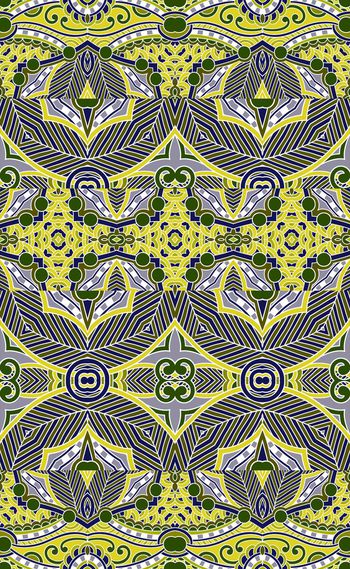 251408-民族风抽象图腾华亿平台花样