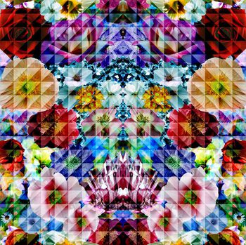 251475-几何珠宝花卉