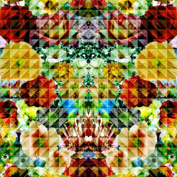 251476-几何珠宝花卉