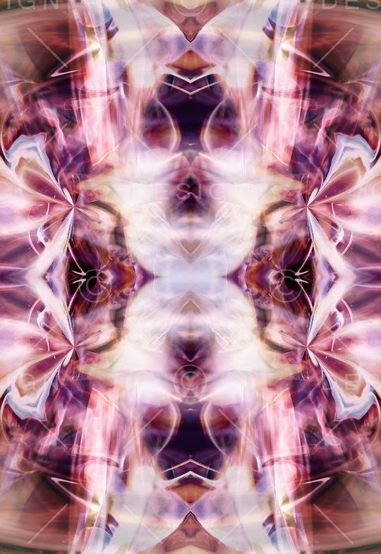 对称 抽象 光感 印花华亿平台图片