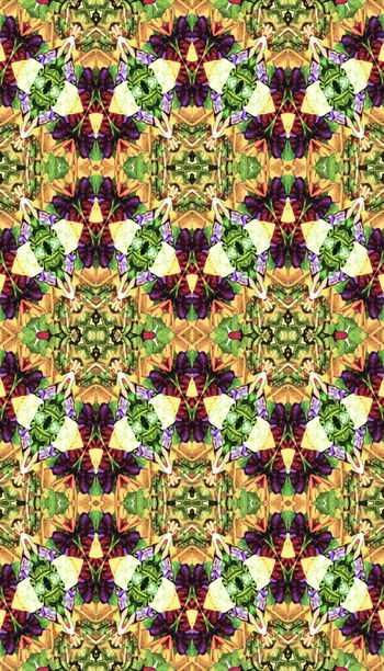 251614-抽象循环民族风