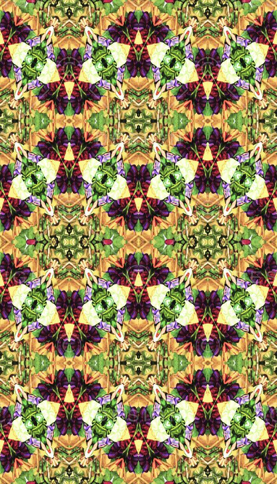 镜像 对称 抽象 几何 民族风印花华亿平台图片