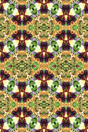 镜像 对称 抽象 几何 民族风印花华亿平台图片