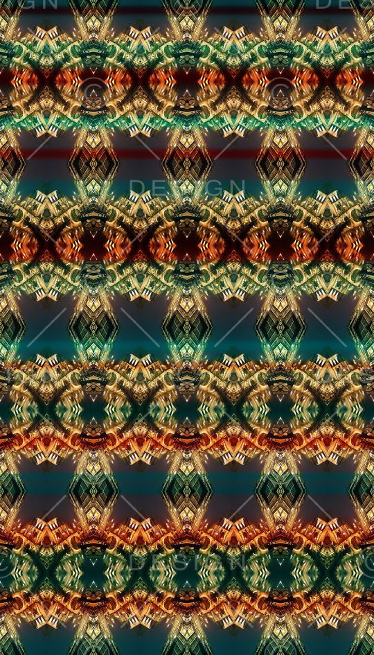 抽象 对称 镜像 民族风 几何印花华亿平台图片