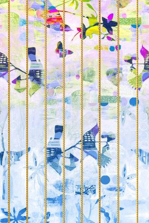 E-花卉几何/Flowers印花华亿平台图片