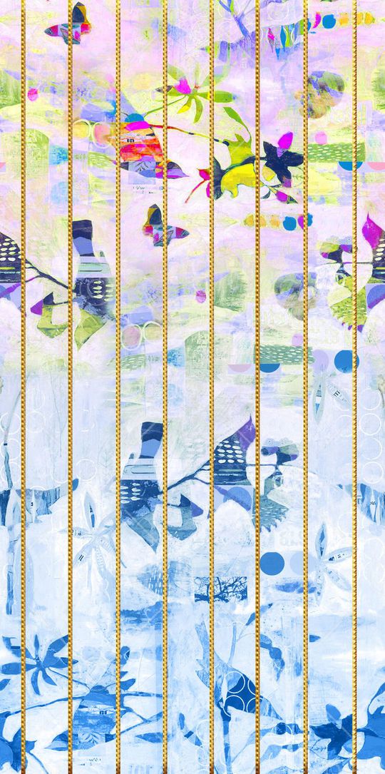 E-花卉几何/Flowers印花华亿平台图片